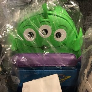 NWT Loungefly Toy Story Alien Mini Backpack
